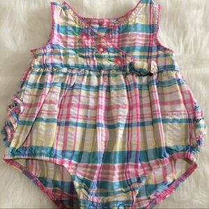 [Faded Glory] Sweet 🍭🍬🍭Plaid Romper